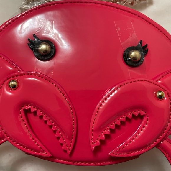 RARE NWT Betsey Johnson Kitsch Crab Crossbody Bag - Picture 3 of 4